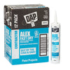 DAP Alex Fast Dry White Acrylic Latex Caulk Plus Silicone 300mL 12PK