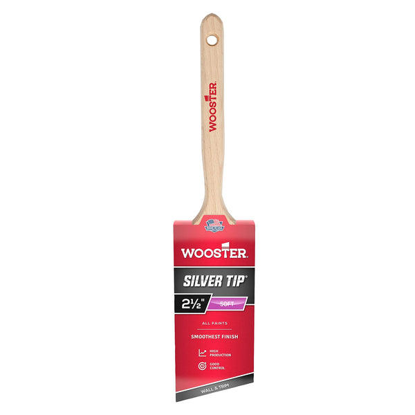 Wooster Silver Tip 2 1/2 in. W Angle Paint Brush