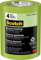 3M Green Painter's Tape 4 Pack