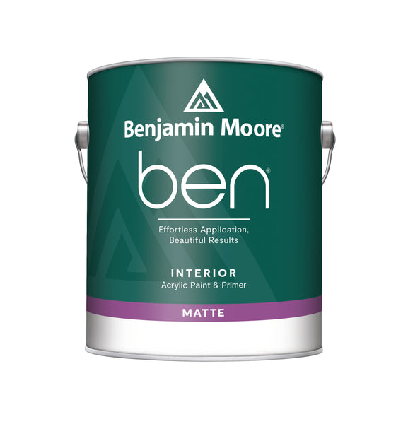 Ben Waterborne Interior Paint- Matte finish